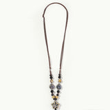 Vintage Sweater Chain Women's Long Flower Ceramic – Jewelry Gift Ideas — 3