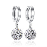 Medium Length Earrings Shambhala Full Diamond Ball – Unique Gift Ideas — 2