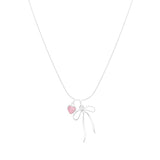 Bow Love Necklace For Women Simple Cold Style – Jewelry Gift Ideas — 4