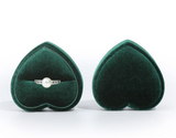 Corduroy Delicate Portable Heart Ring Jewelry Box – Jewelry Gift Ideas — 7