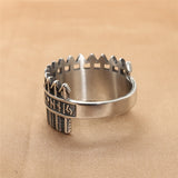 Titanium Steel Viking Warrior Ring Vintage Men Punk – Gifts for Him — 3