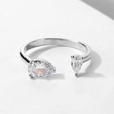 Women's Adjustable Stacking Fingertip Ring – Gifts for Her — 7