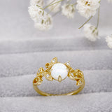 Sterling Silver Plating K Gold Ring – Meaningful Gifts — 1