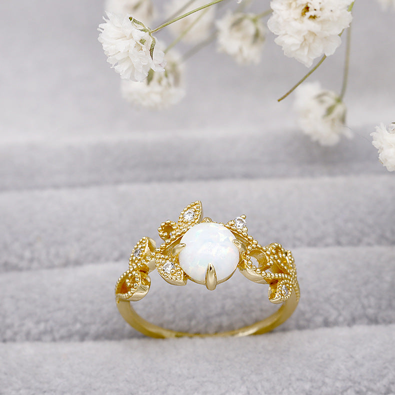 Sterling Silver Plating K Gold Ring – Meaningful Gifts — 1