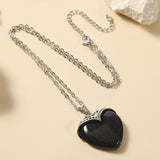 Trendy Unique Natural Stone Love Necklace – Jewelry Gift Ideas — 11