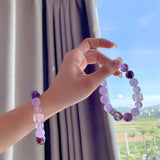 Lavender Amethyst DIY Bracelet Single Circle – Jewelry Gift Ideas — 3