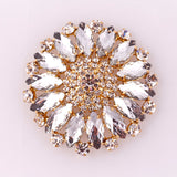 Round Large Colorful Rhinestone Sunflower DIY – Creative Gifts — 5