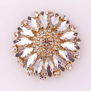 Round Large Colorful Rhinestone Sunflower DIY – Creative Gifts — 5