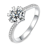One Carat Six-claw Diamond Ring Zircon Accessories – Stylish Gifts — 4