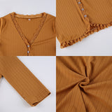 Fashion Personality Lace Stitching Slim Top – Stylish Gifts — 2