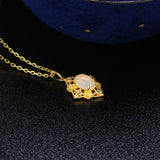 Original Bead Edged Hollow Diamond Pendant Egg – Jewelry Gift Ideas — 3