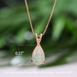 Fashion Platinum Water Drop Blue Copper Necklace – Jewelry Gift Ideas — 8