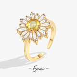 Sunflower Ring Fashion All-match Opening – Stylish Gifts — 1