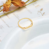 S925 Silver Hollow Print Ring Simple – Meaningful Gifts — 2