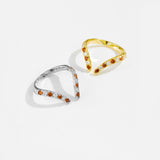 Irregular Design S925 Sterling Silver Open Adjustable – Gift Ideas — 9