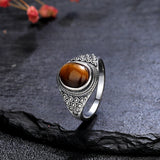 Fashion Personality Men's Turquoise Rhododendron Ring – Stylish Gifts — 2