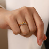 18K Electroplated Titanium Steel Ring – Useful Gifts — 2