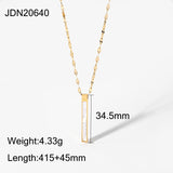 Stainless Steel 14K Gold Natural Necklace – Jewelry Gift Ideas — 2