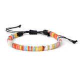 Iridescent Boho Bracelet Original Handmade Cotton – Jewelry Gift Ideas — 12