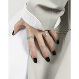 Irregular Texture Ethnic Openning Silver Ring – Everyday Gifts — 6