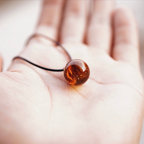 Creative Log Resin Pendant Necklace – Jewelry Gift Ideas — 1