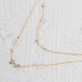 Silver Gilded Zircon Shiny Necklace – Jewelry Gift Ideas — 3