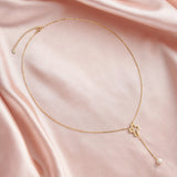 Cross Pearl Necklace Versatile High-grade Autumn – Jewelry Gift Ideas — 4