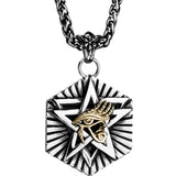 Pendant Titanium Steel Retro Hexagram Pendant – Jewelry Gift Ideas — 3