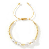 White Thread Diamond Pearl Bracelet – Jewelry Gift Ideas — 5