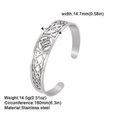 Witch Knot Hollow Ornament 304 Stainless Steel – Jewelry Gift Ideas — 8