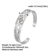 Witch Knot Hollow Ornament 304 Stainless Steel – Jewelry Gift Ideas — 8