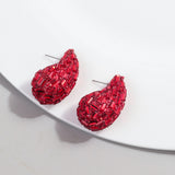 Fashion And Fully-jewelled Metal Stud Earrings – Stylish Gifts — 8