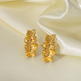 French Style Women's Lava Shaped Earrings – Stylish Gifts — 4