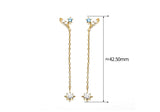 Simple Fashion Long Stud Earrings Sterling Silver – Stylish Gifts — 5