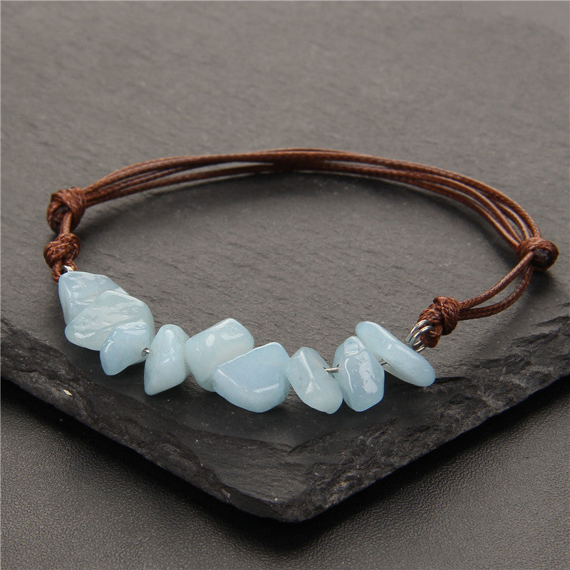 Leather Rope Woven Bracelet For Women – Jewelry Gift Ideas — 1