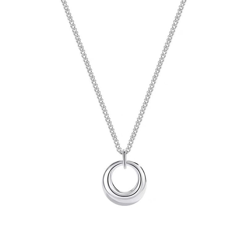 Women's Geometric Circle Necklace Simple Clavicle – Jewelry Gift Ideas — 1