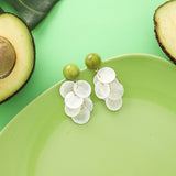 Online Influencer Pop Avocado Earrings Fresh Green – Gifts for Her — 6