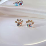 Lovely Micro-paved Zircon Moonstone Earrings – Gift Ideas — 2