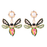 Bee Ear Studs Colorful Insect Earrings Fashion – Stylish Gifts — 9