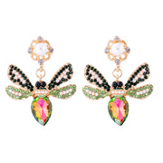 Bee Ear Studs Colorful Insect Earrings Fashion – Stylish Gifts — 9