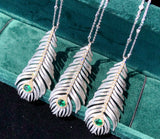 Light Luxury 925 Silver Brushed Feather Pendant – Jewelry Gift Ideas — 4