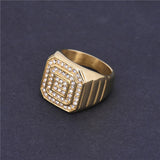 Hip-hop Punk INS Style Titanium Steel Gold-plated Ring – Stylish Gifts — 4