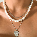 Metal Style Sweet Cool Pearl Necklace – Jewelry Gift Ideas — 8