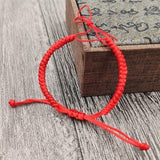Male And Female Red Rope Couple Beads Threading DIY – Creative Gifts — 9