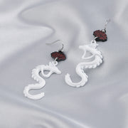 Individualized Gothic Cool Oil Dragon Earrings – Everyday Gifts — 11