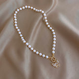 Butterfly Pearl Necklace Women's Cold Style – Jewelry Gift Ideas — 4