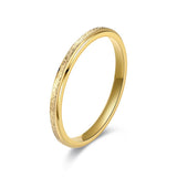 Simple Style Couple Ring Stainless Steel Ornament – Stylish Gifts — 1