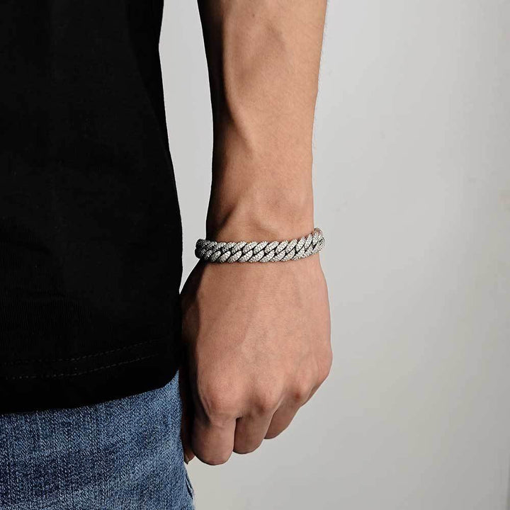 Fashion Brand Hip Hop 18K Gold Zircon Bracelet – Jewelry Gift Ideas — 1