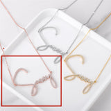 Personalized Bling Nameplate Necklace – Jewelry Gift Ideas — 11