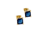 Simple Titanium Steel 14K Gold Four Claw Inlaid Stone – Useful Gifts — 8